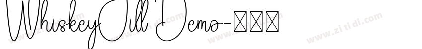 WhiskeyJill Demo字体转换